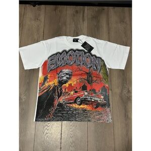 Emotion Graphic White T-Shirt